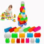 JYOKRI-everytime fun Shapes Learning Toy Non-Toxic Multicolor Building Blocks for Kids (3-8 years) 50 pcs(PACK OF 2)