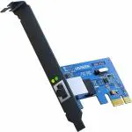 UGREEN 30771 Gigabit 10/100/1000Mbps PCI Express Controller Card RJ45 Lan Adapter(Black)