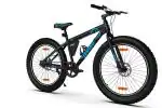 GANG JERIKO Non-Suspension Dual Disc Brake Single Speed 26T (Frame Size : 16.5 Inches) Mountain/Hardtail Cycle (Black, Blue)