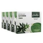 PABLO Natural Skincare Bathing Bar Glycerine Soap | Neem Bath Soaps For Men, Women & Kids | For Glowing & Smooth Skin | 75g Each | Value Pack of (4)