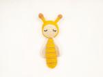 Rocking Potato Crochet Bee rattle