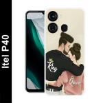 Mitzvah Multicolor Silicon Grip Case Mobile Back Cover for Itel P40