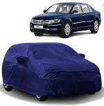 Carigiri Blue Car Body Cover For Volkswagen Phaeton(Triple Stitched,Mirror Pockets,Uv Resistant,Dustproof)
