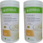Herbalife Nutrition Formula 1 Nutritional Shake Banana Flavour 2 Pcs Combo Pack Plant-Based Protein (1000 g, Banana)