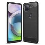 Zapcase Black Rubber Back Cover For Motorola Moto G 5G 19.5 x 13.5 x 2 cm