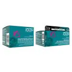 Jolen New York Daily Moisturizing Cream 50g &Creme Bleach with Charcoal and Aloe Vera 40g - Combo