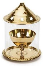 T-KA108 T-KA108 Akhand Diya Brass Table Diya Brass Table Diya  (Height: 4 inch)