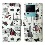 A D Enterprises White Tower Flip Cover for IQOO Neo 7 Pro 5G | Magnetic Case | Shock Absorbent | Flip Cover IQOO Neo 7 Pro 5G