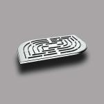 RN SS 304 Flora Shower Head for Bathroom 4x6 Inch without Arm, Flower Shape Single Flow With Rubit Cleaning System, Chrome Finish_6601