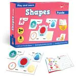 Little Berry Shapes Play & Learn Puzzle with Activity Book for Kids Multicolor - 40 Pieces