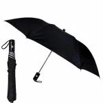 K D ENTERPRISE Black K D ENTERPRISE Umbrella Classic Folding Automatic Open Uv Protective 2 Fold