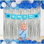 Untumble Blue Half Birthday Foil Kit (Pack of 54 pcs)