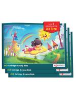 Target A3 Drawing Book For Artists & Kids With White Blank Plain Pages Soft Bound 34 Pages