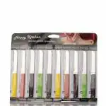 Fackelmann Happy Kitchen Sharp Vegetable Knife for Vegetable Cutting and Chopping (Set of 10)