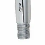 VIKING 22016 Extension Nipple for Pipe Fitting | 100mm / 4 Inch, Round Shape | Plumbing Accessories for Faucet | Brass Extension Nipple for Pipe Fittings | Bathroom/Pipe Fitting Hardware