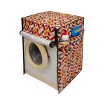 Dream Care Fully Automatic Front Load WaterStarof Floriano Star Washing Machine Cover Compatible for Samsung/IFB/LG/Godrej/Whirlpool/Bosch/ 6 kg, 6.2 Kg, 6.5 Kg, 7 Kg [Print 01]