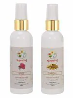 Sugandhim Rose and Sandal Air Freshener Spray 100ml (Pack of 2)