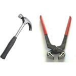 Nbs 0231 Steel Claw Hammer And Pincer 10 Hand Tools Multipurpose, Keel Paalas Hand Tool Kit