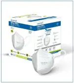 Acuron N95 FFP2 Protective Ear Loop Style Unisex Face Masks | NIOSH Compliance Certified Washable & Reusable Face Masks With 5 Layered Filtration (White, Pack of 50)