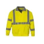CLOSTER Full Sleeves Reflective Safety Jacket | Durable Polyester for Construction Workers, Conveniently Packaged for Easy Access