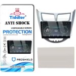 TIDDLER Screen Guard for Hyundai Accent Double DIN Car | Display Screen Guard | Car Screen Guard | 7 inch Android Nano Guard 0.4mm Thick | Car Screen Protector | Touch Screen Protector Pack of 2