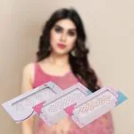 VAMA Gold stone round design Stone Sticker Kundan bindiya tilak Set for Women