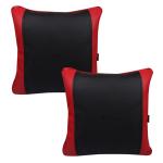 Able Dolphin Comphy Pillow Square Cushion Black and Red for Mercedes-Benz B Class B-180 Set of 2 pcs