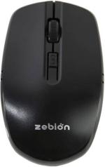 zebion GLIDER Wireless Optical Mouse (USB 2.0, Black)
