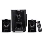 TRUVISON TV-700BT 2.1 Channel Multimedia Speaker System|Home Theatre System, RMS - 40 Watts, Bluetooth Connectivity, with Supporting SD Card,USB,AUX,FM & Remote Control, Black.