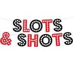 Festiko Casino Themed Glitter Banner, Las Vegas Birthday And Bachelorette Party Decorations, Poker Party Garland, Favors And Supplies