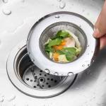See Inside Kitchen Sink Stainless Steel Push Down Strainer (6 cm Set of 1)