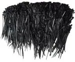 OVG Black Cable Ties 4 inch (pack of 1000 pcs) Nylon Self Locking With Heavy Duty Strong Zip Ties