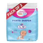 KiddySoft Large Size Baby Diapers (9-14 kg) | Pack of 2 | 124 Count - L (124 Pieces)