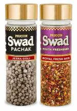 Panjon Swad Jeera Goli & Royal Fresh Mix Pachak (Mukhwas Mouth Fresheners) 2 Bottles, 260g
