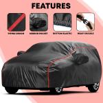 Love Me Car Cover For Hyundai Santro (With Mirror Pockets)  (Black, Red, For 2008, 2009, 2010, 2011, 2012, 2013, 2014, 2015, 2016, 2017, 2018, 2019, 2020, 2021, 2022, 2023 Models)