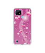 Casotec Tea White Design Printed Silicon Soft TPU Back Case Cover for Realme C21