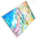 REDGE A4 Sketch Book Spiral Bound 150 GSM A4 40 Sheets 80 Pages (28 x21 cm)