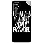 GADGETSWRAP Printed Vinyl Skin Sticker for Oneplus 9 - Password