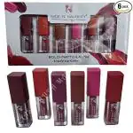 CLASSYHUDA professional matte liquid lipstick set of 6. Multicolor Glossy