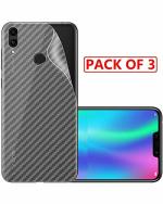 GADGETRONICS Honor 8X Transparent Plastic 3D Screen Guard (Pack of 3)