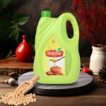 SHIKHAR GOLD Refined Soyabean Oil - 5L Square Jar