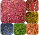 Goonmala Kundan stone For Jewellery making, Bangles Embroidery Craft & Cloth Works, Plastic Eye Kundan 4x8mm, 6x100 pieces