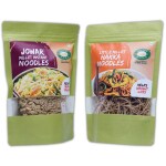 Millet Amma Little Millet Pasta-180gm + Little Millet Instant Noodles-175gm, Combo Pack - 355 GMS, Easy & Ready to Cook, Zero Maida & 100% Vegan, Best Choice for Instant Breakfast & Dinner