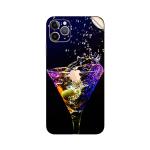 GADGETSWRAP Printed Vinyl Skin Sticker for Apple iPhone 11 Pro Max - Martini Cocktail Alcohol Splash Drops Olive