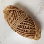 EKObee Munj Rope / Munj Ban for Janev/ Yagyopaveet , Rituals DIY Craft , Natural Light Brown color, 2 to 3mm thickness , Quantity-25 Meter