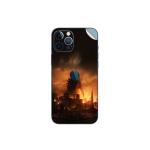 GADGETSWRAP Printed Vinyl Skin Sticker for Apple iPhone 12 - Godzilla Destroying City