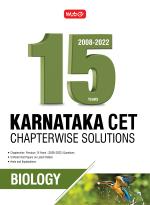 MTG 15 years Karnataka CET Chapterwise Solutions Biology_MTG Editorial Board_Paperback_170