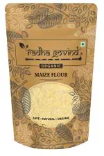 Radha Govind Organic Maize Flour / Cornflour / Makke Ka Aata 1000 Gram