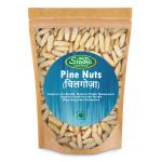 Sindhi Dry Fruits Premium Chilgoza Giri, Pine Nuts without Shell, Crunchy Pine seeds for eating, Jumbo Chilgoza nuts, Luxury eatable snack, 400 grams Pack