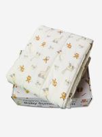Mom's Home Organic Cotton Baby AC Quilt Light Winter Blanket, 0-3 Year - Jungle
